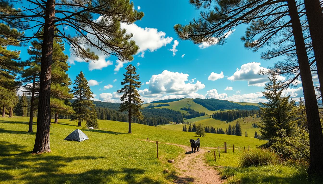 Hundefreundliche Campingrouten in Deutschland