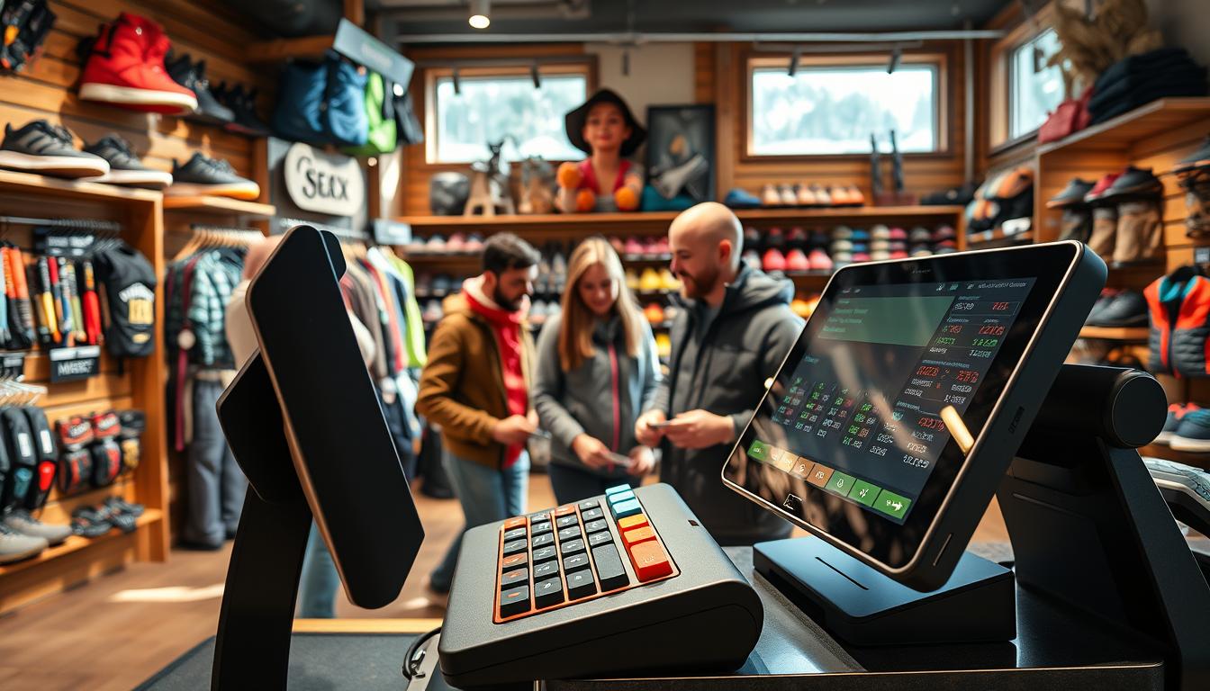 Kassensystem für Sportgeschäft im Einsatz