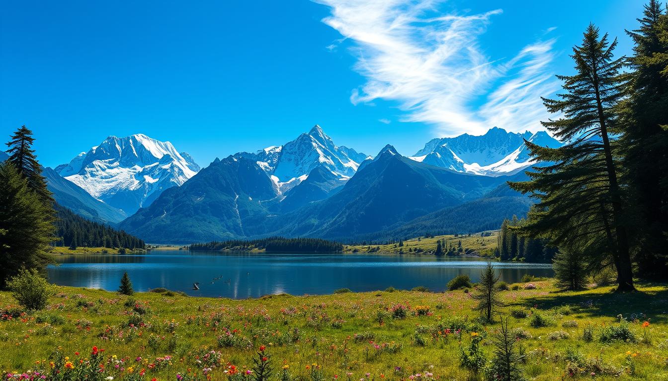 Entdecken Sie die Landschaft in Südamerika – Naturparadies