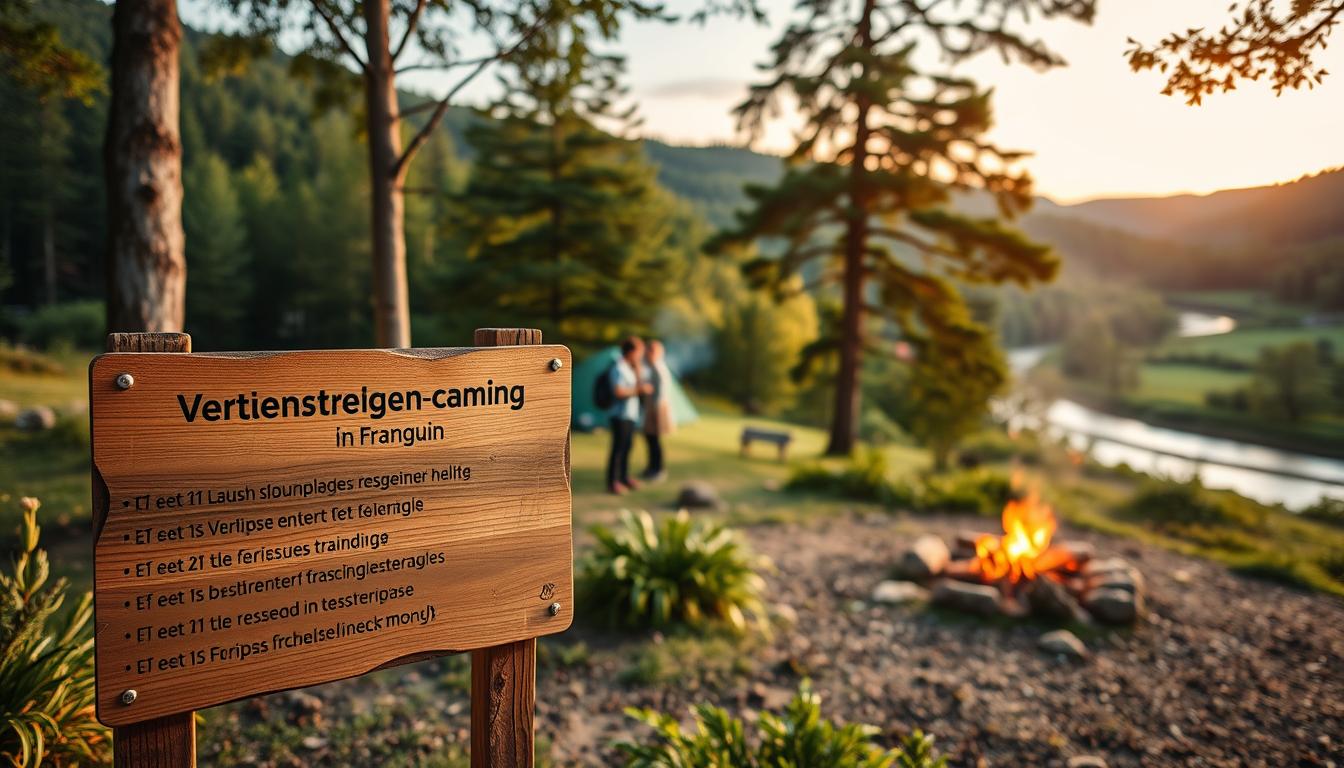 Verhaltensregeln Camping in Frankreich