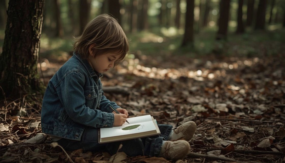 Natur beobachten mit Kindern: vom Wald zur Zeichnung